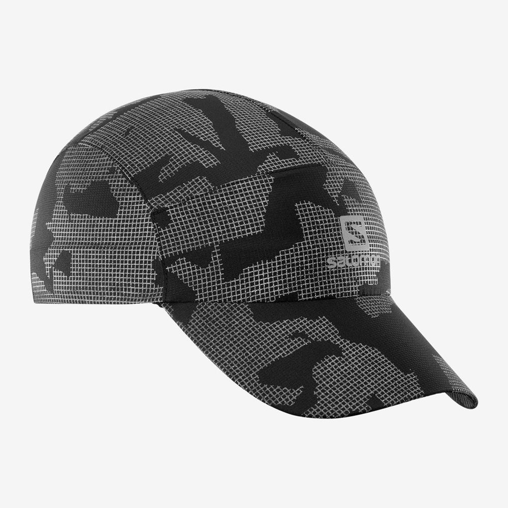 Casquette Salomon Femme Noir - Salomon REFLECTIVE - France (1234-DFYIQ)